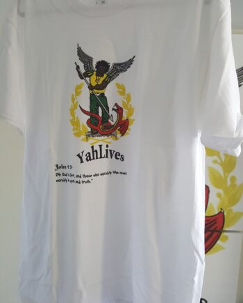 YahLives Apparel John 4: 24 white t-shirt