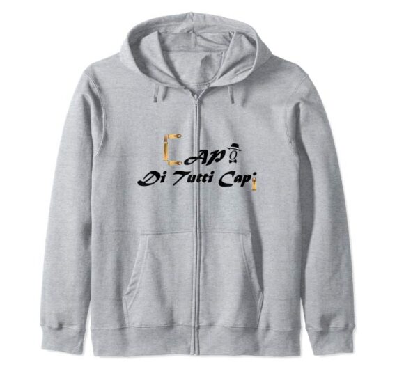 Capo di tutti capi zip hoodie Heather grey