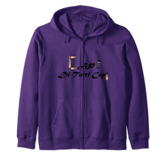 Capo di tutti capi zip hoodie purple
