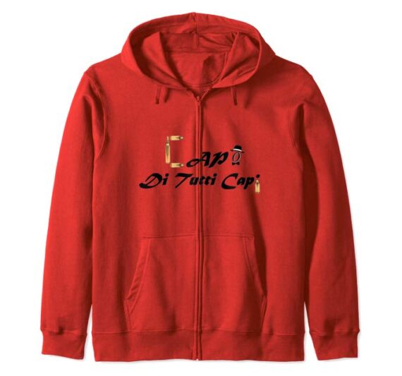 Capo di tutti capi zip hoodie red