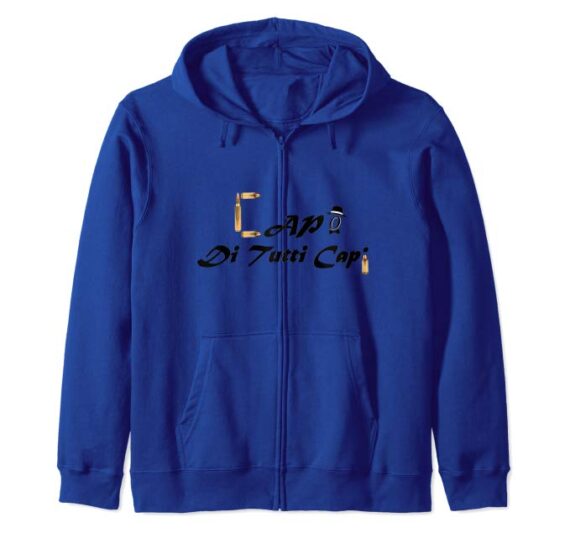 Capo di tutti capi zip hoodie royal blue