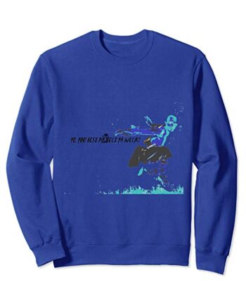 Classic hip-hop yo, you best protect ya neck royal blue Sweatshirt