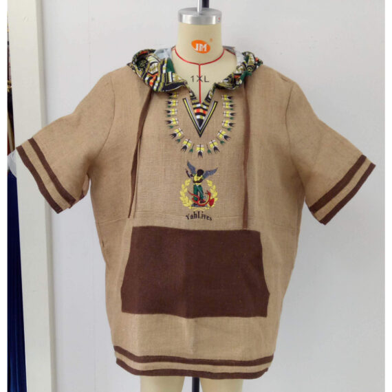 Sackcloth prayer hoodie YahLives Dashiki