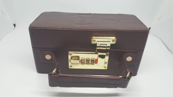 Child Proof Boss Made Views Cannabis Stash box gold 1 combo lock