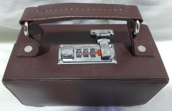 BossMade silver 1 lock sunglasses case-jewelry box